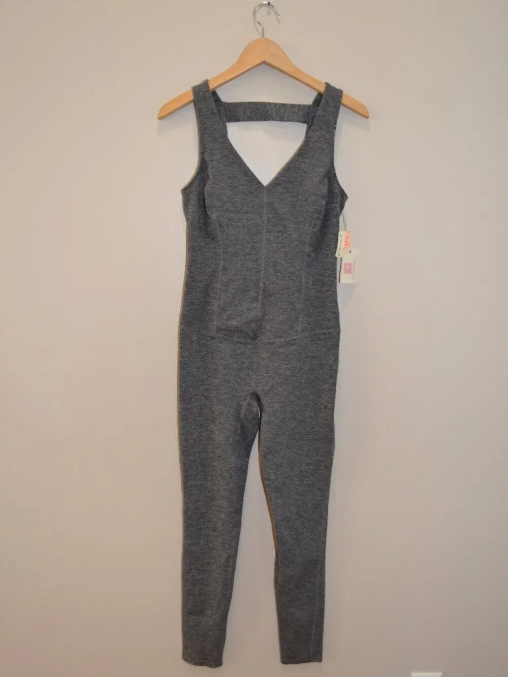 Free People NEW FP Movement x Hatch Never Better Heather Grey One piece Size S